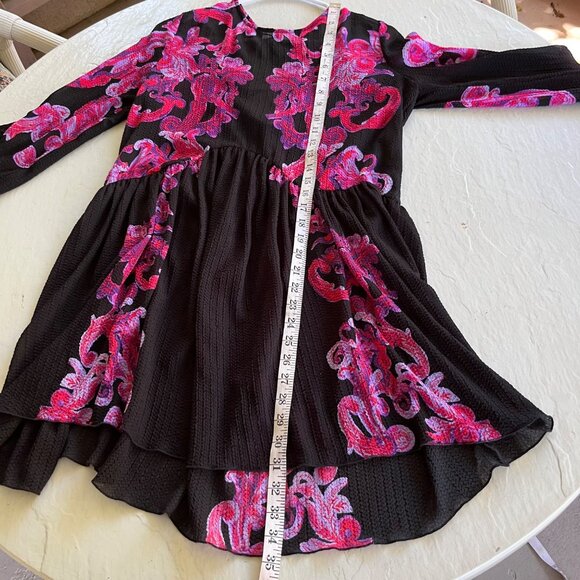 Intimately Free People Symphony Slip Dress in Black Pink Size XS - Picture 5 of 6